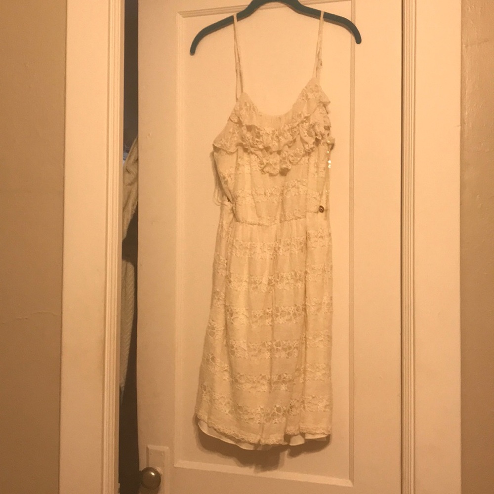 Cream Lace Dress